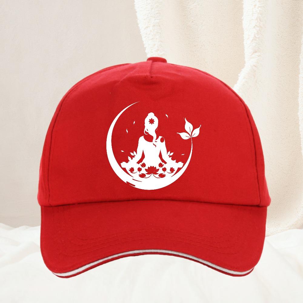 Buddha Chakra Baseball Cap Peace Love Good Unisex Women Adjustable Sun Hats