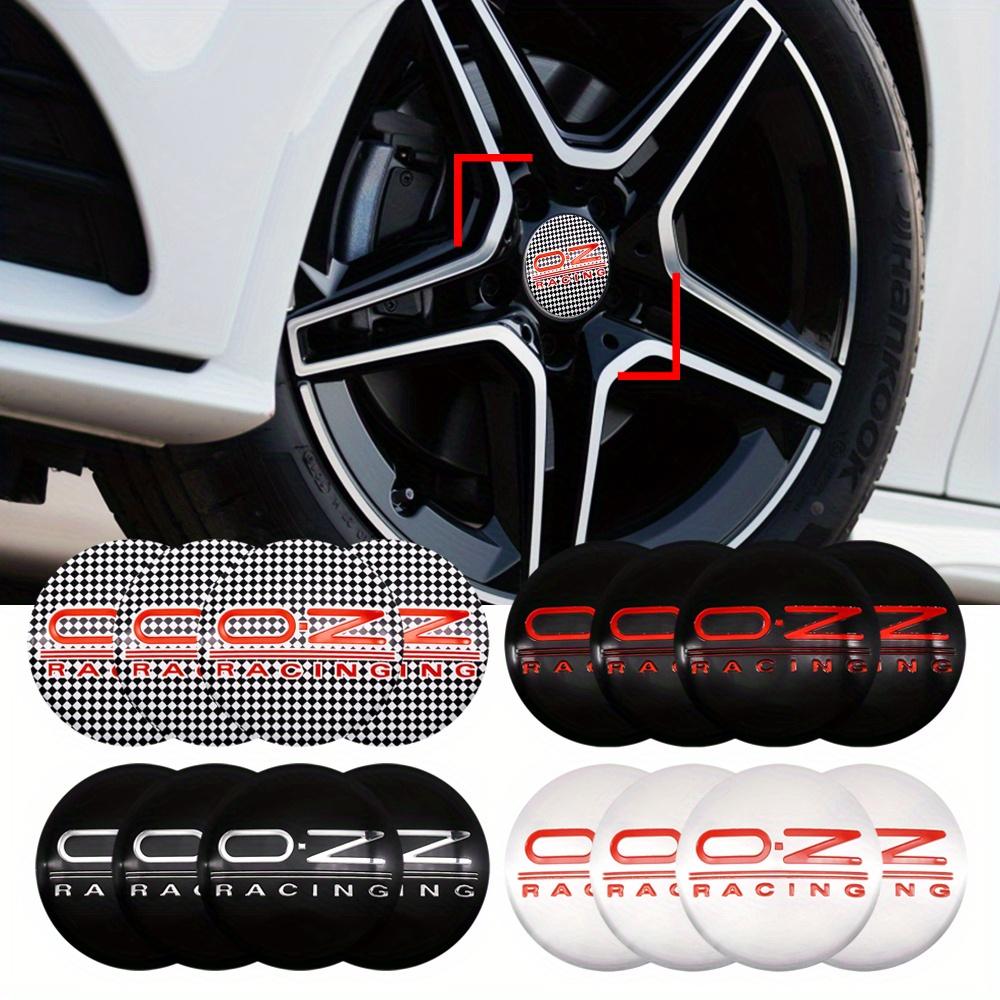 4 szt./zestaw 56 mm Do O.Z OZ Racing Logo Koło Samochodowe Piasta Środkowa Dekielki Osłony Odznaka Emblemat Naklejka Dekoracja Stylizacji Samochodu Naklejki