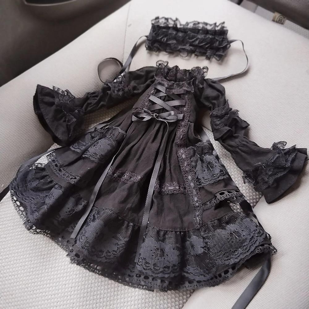 30cm 1/4 1/6 BJD Babykleidung 1/4 Puppe Hof Lolita Rock SD Retro Kleid Prinzessinnenkleid