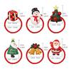 Christmas Hair Ties For Girls 12 Pieces Snowman Trees Cute Hair Bands Santa Claus Hair Ties Hair Accessories Bulk Girls Ponytail