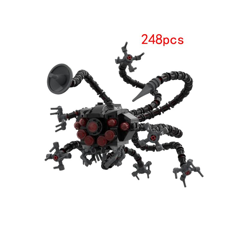 Spot Assembled Building Blocks MOC-91374 33880 33965 129026 Puzzle Toys, Classic Science Fiction Movies, Monsters, Octopuses