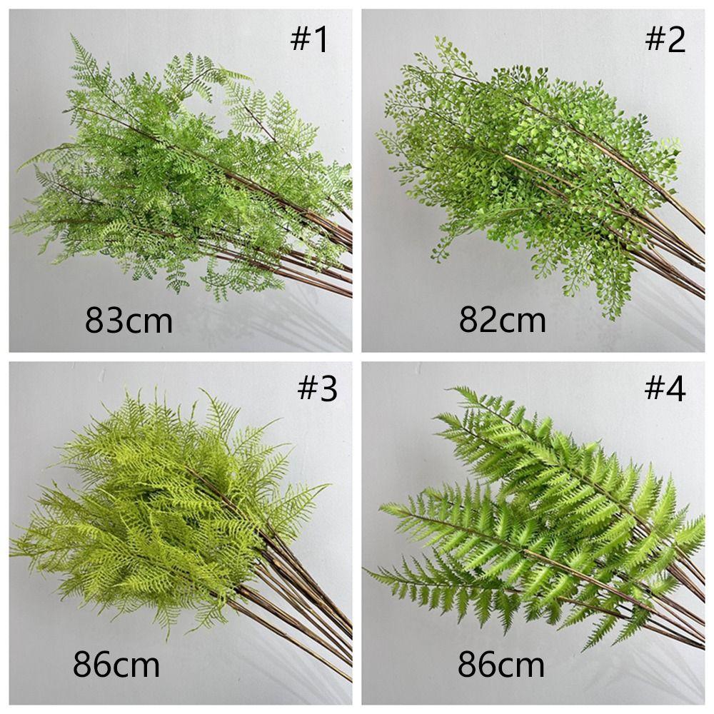 Real Touch Artificial Fern Plant Branches Handmade Fake Plants  Outdoor Garden Decor