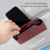 gzbf5 Car Sun Visor Glasses Case Organizer Car Interior Accessories for Mitsubishi Lancer ASX Outlander Pajero L200 Triton