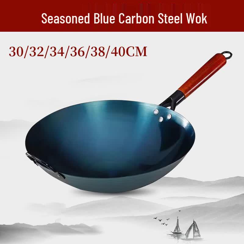 Wutuo 38cm Non-Stick Iron Wok