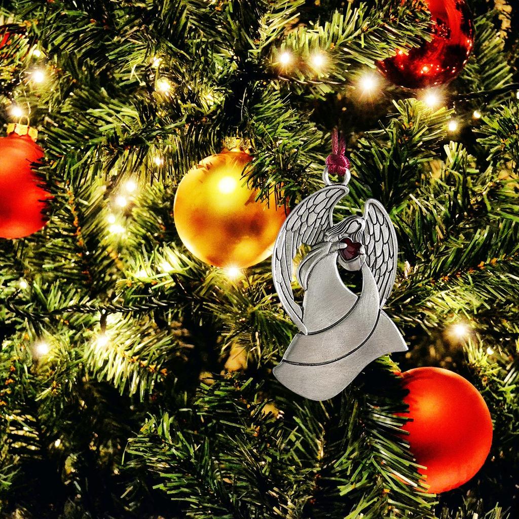 Cheap Christmas Tree Ornaments Metal DoubleSided Printing Ornaments