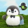 Cute Blue Penguin Plush Toy Soft Fat Penguin Stuffed Dolls Sleeping Companion Doll Home Decor Children's Easter Birthday Gift