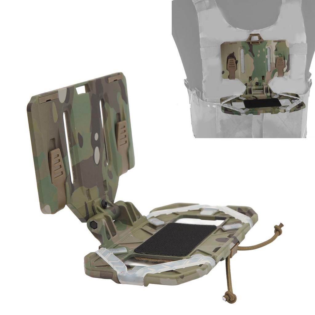 Foldable Training Vest Phone Holder Multifunctional Folding Navigation Pad Vest Phone Board Plate Carrier