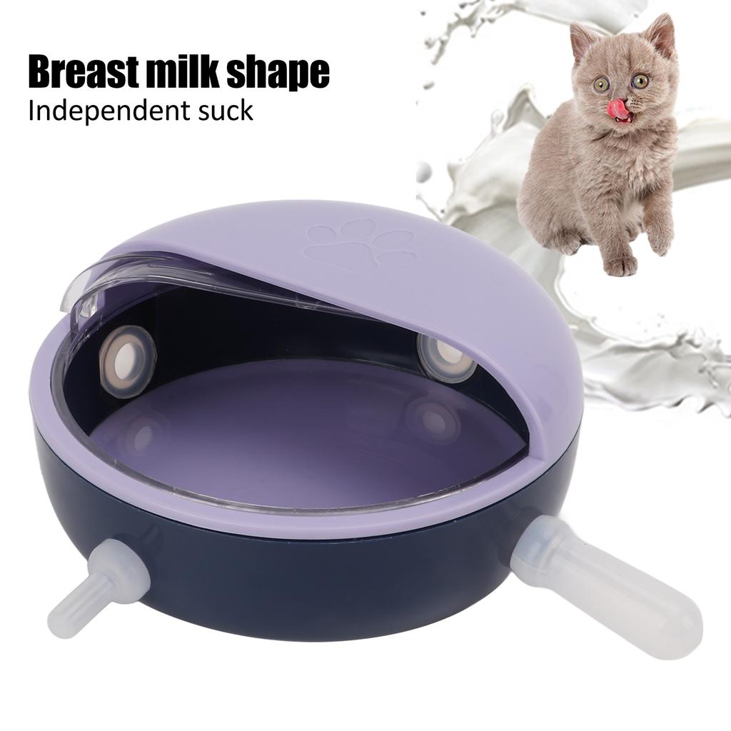 Silicone Kitten Nipple Feeder Biomimetic Pet Milk Feeder for Kittens Puppies Rabbits Lamb