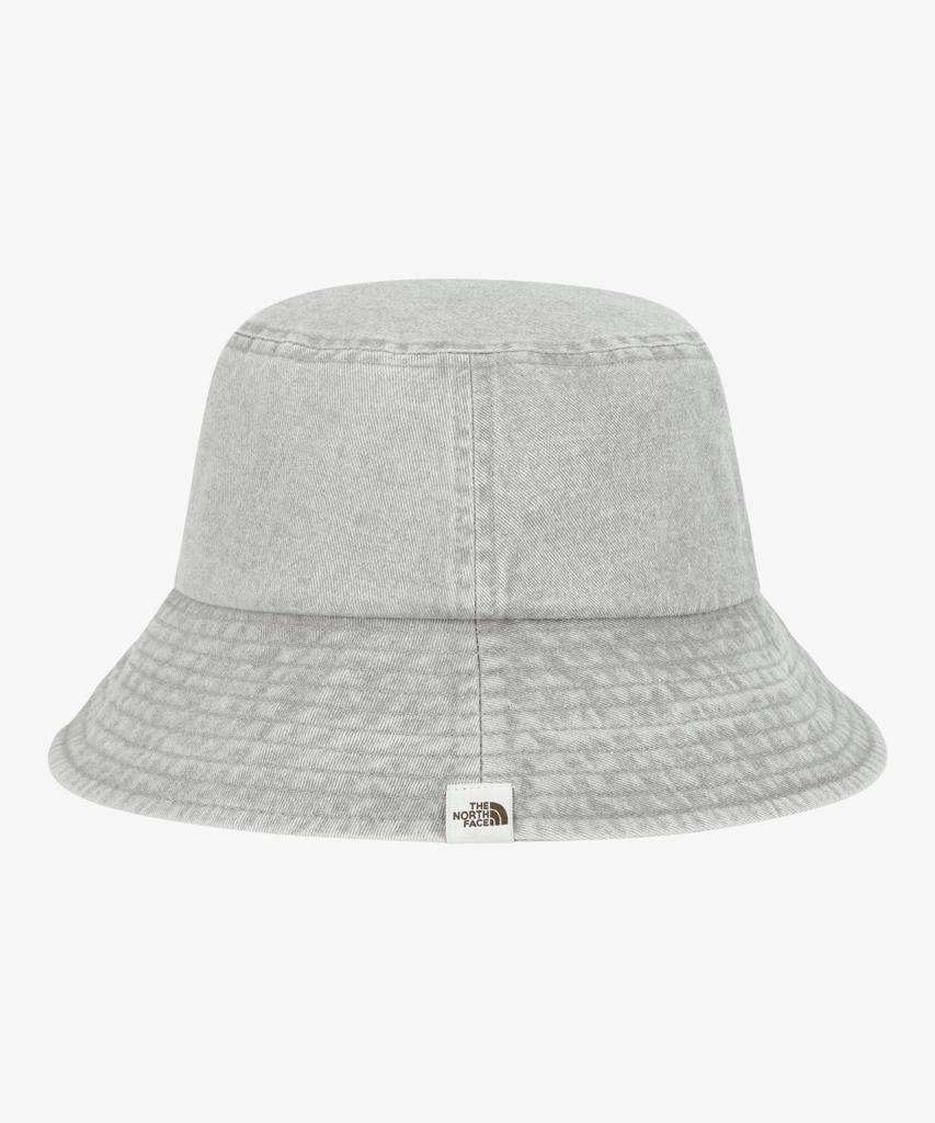 Noseupeiseu Ne3Hs00L White Label Logo Bucket Hat Gray
