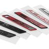 Car Sticker 1pc 3D ABS Chrome Red Black Logo AMG Emblem Car Fender Side Badge Decal For Mercedes Benz GLE W167 W166 AMG Sticker