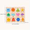 Kids Alphabetic Arithmetic Number Geometric Shapes Wooden Puzzle Montessori Preschool Learning Educational Game Toy for Children