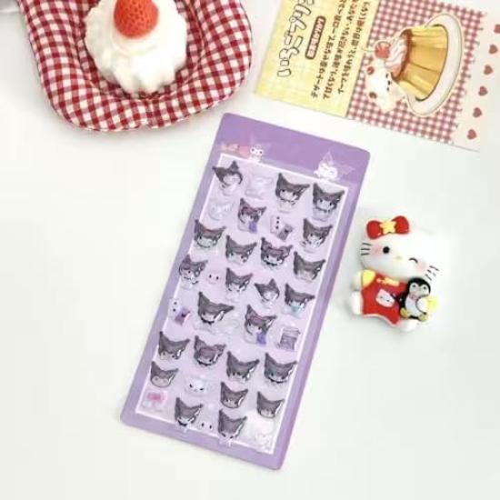 Kindao 3D Stickers Cute and Stylish Decorative Stickers for Girls Perfect for Cell and DIY Projects Stickable of - - Christmas, Birthdays, Crafts,