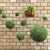 1PC Artificial Green Plant Grass Ball Simulated Boxwood Decorative Ball Balcony Courtyard Garden Wedding Home Decors