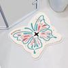 Butterfly Shaped Living Room Carpet Bedroom Entrance Floor Mat Anti-slip Bathroom Mat