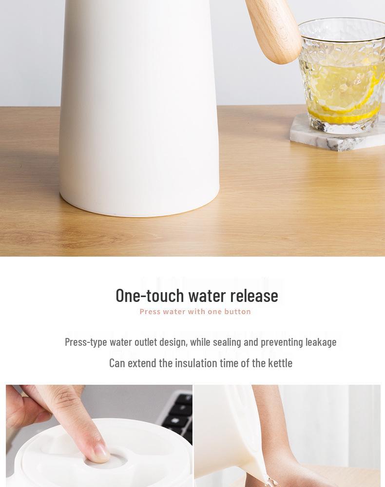 Thermos Glass Liner Insulated Water Bottle for Home, Student Dormitory & Coffee Use