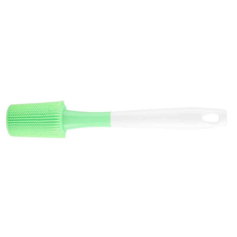 Bottle Brush with   Handle, Soft Silicone Brush Head, Effortless Cleaning, Hanging Hole, Silicone Mug Brush for Washing Mugs, Tea Sets,