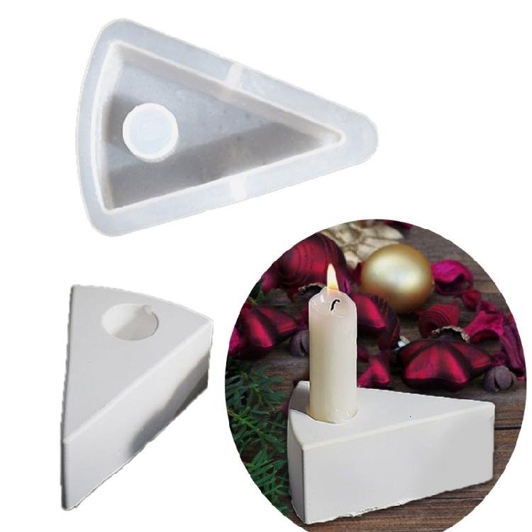 Candle Holder Silicone Molds Cheese Shape Candlestick Mould Craft Supplies Plaster Molds for Table Decorations