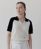 TTUDEMENT Half Sleeve Raglan Knit Ivory