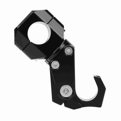 22mm Unversal Motorcycle Handlebar Hook for ;Black: