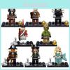Caribbean Pirates Building Blocks Set 8pcs Minifigures With Mermaids Educational Toy