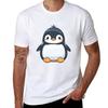 Kawaii Penguin Tshirt Big Size Short Sleeve Tee For Men Tshirt