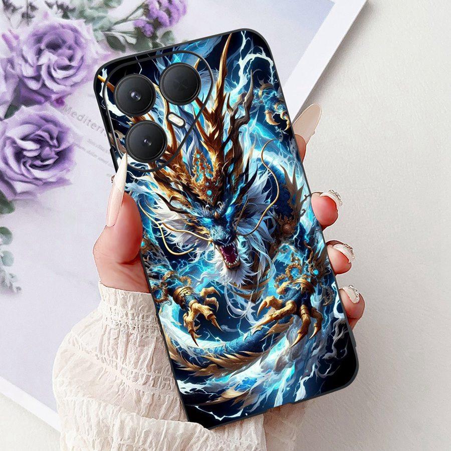 For Tecno Pova 7 Pro Ultra Case Flower Heart Painted TPU Soft Silicone Case Cover For Tecno Pova7 Pova 7Ultra Pro Phone Couqe