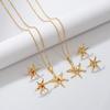 Mayotte Flower Pendant Necklaces Earrings For Women Girls FranceJewelry Party Gift #384506