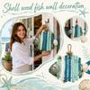 Fish-Shaped Wall Decoration for Beach House Decor