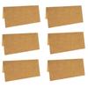 10pcs Kraft Paper Wedding Place Cards Blank Seating Number Card Signature Cards  Bridal Shower