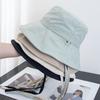 Summer Mesh Drawstring Fisherman Hat With Sun Protection For Women