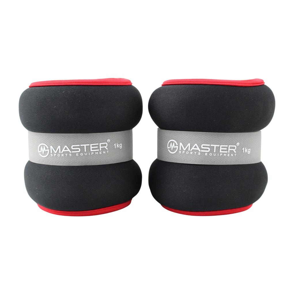 Neoprene ankle and wrist weights MASTER 2 x 1 kg