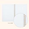 KOKUYO Soft Ring KOKUYO 50 5mm A5 Bright Notebook, ME, sheets, grid, size, Sand, KME-SR931S5LP