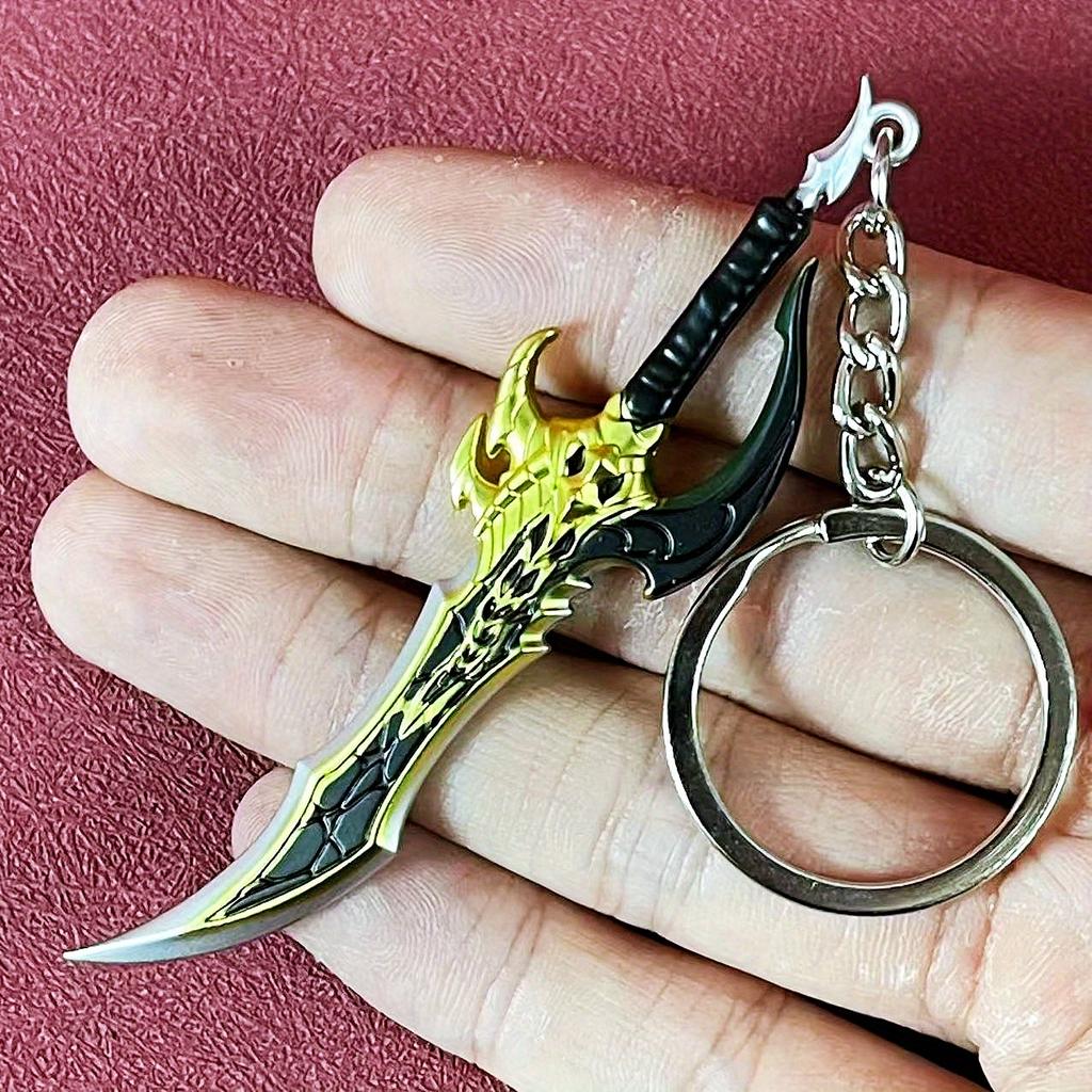 3.5inch Solo Leveling Katana Metal Anime Cosplay Prop Ninja Knife Sword Real Size Japanese Katana Original Samurai Sabre Toy