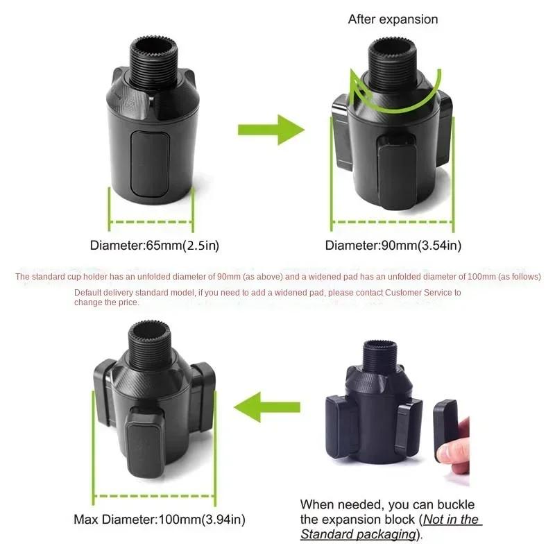 Tablet Cup Holder Car Universal Mobile Phone Holder 360° Adjustable Stable Base Suitable for IPad Pro New Air IPad Mini Samsung