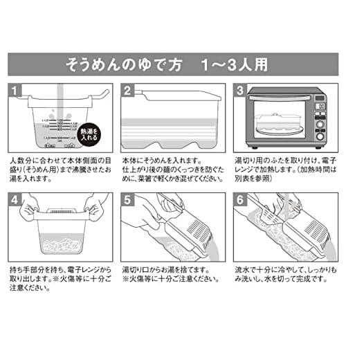 PEARL METAL Somen Noodle Maker, Microwave-Safe, Cooking Container, 1-3 Servings, Made In Japan, Blue, Microwave-Safe, D-6092