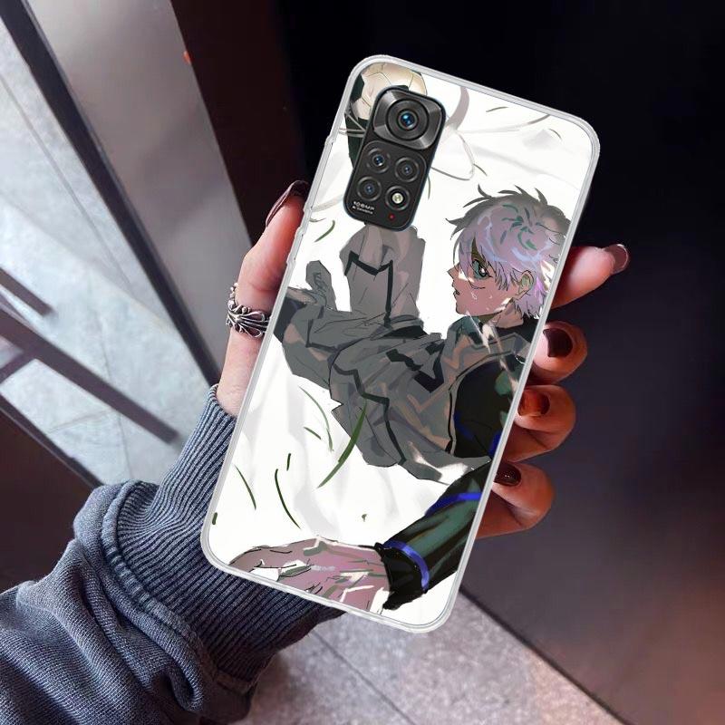 Blue Lock Nagi Seishiro Phone Case For Xiaomi Redmi Note 10 11 12 13 14 15 Pro Plus 11S 12S 14S 11T 11E 10S Soft TPU Back Cover