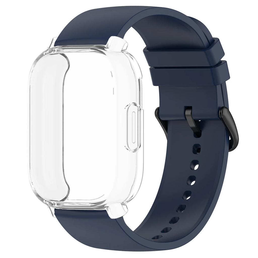 22mm Silicone Strap With Case For Xiaomi Redmi Watch 5 Active Lite Smart Watch Wrist Band And Case For Redmi Watch 5 Lite Active