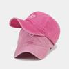 Embroidered Love Baseball Cap Washed Cotton Camping Hat Casual Sunscreen Cap  Women Men