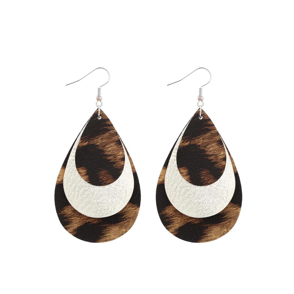 Stylish PU Leather Earrings: Creative Designs & Shapes