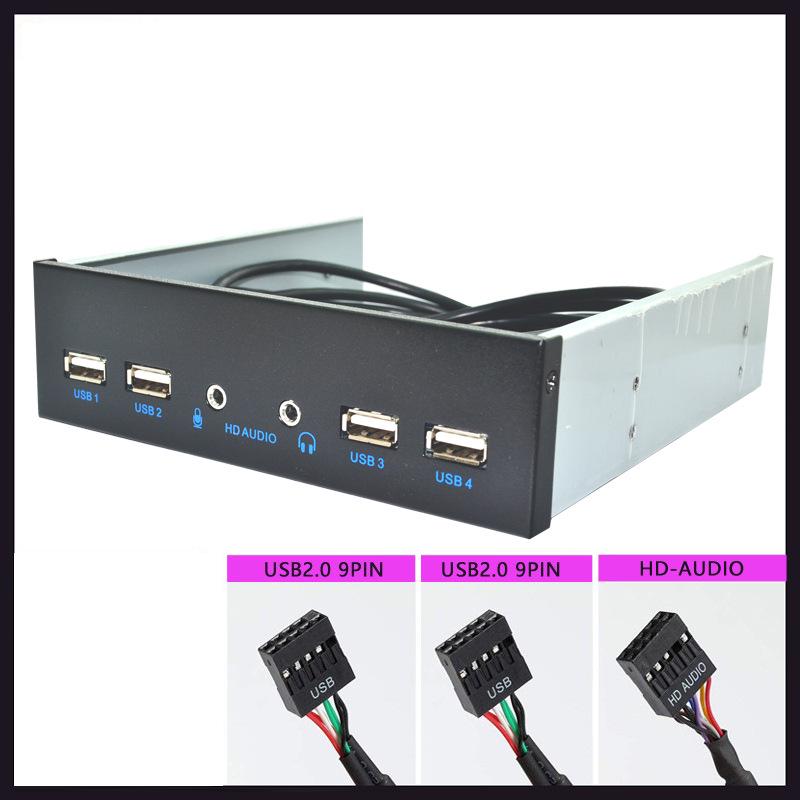USB3.0/2.0 Optical Drive & Audio Expansion Panel with 19-Pin HD-Audio