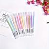 12 Pcs Large Capacity Needle and Neutral Pen 12 Colors Highlighter Pens DIY Painting,Black Card Drawing,Marking,Graffiti