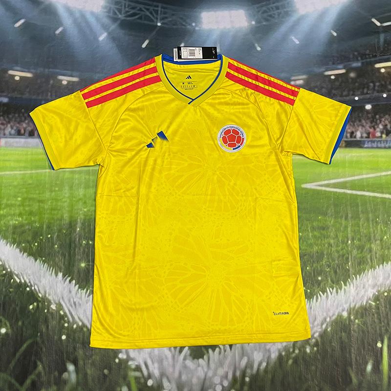 26 World Cup Football Jersey Colombia National Team Jersey Thai Version Short-Sleeved Top S