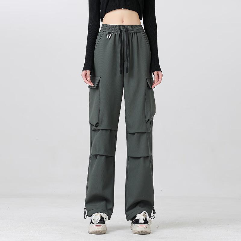 JOHLIN DREAM Women s Casual Cargo Pants 4XL