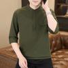 ROMON Men's Comfort Soft 3/4 Sleeve T-Shirt