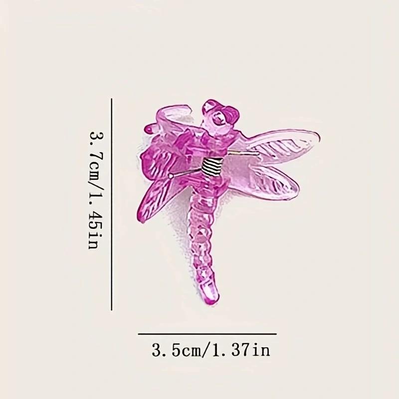 6pcs- Orchid Clips Plastic Garden Plant Dragonfly Butterfly Clamps for Support Flower Vine Decoration Ornamental Clips Mixed