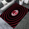 Tappeto AC Milan per Soggiorno Camera da Letto Casa Decorazione Divano, Tappetino Antiscivolo per Giochi Bambini