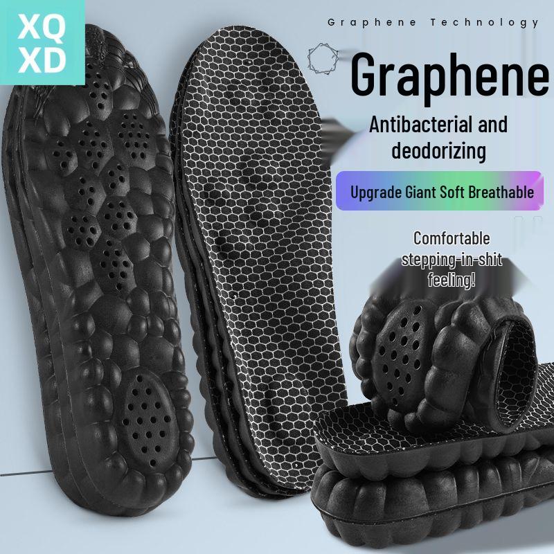 

Графеновые антибактериальные спортивные стельки: Комфорт, амортизация, воздухопроницаемость и поддержка свода стопы для ног, не знающих усталости. 39-40 (Trimmable)