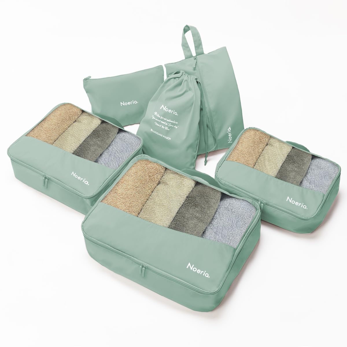 

Travel Pouch Set in Machine Travel Travel Storage Packing Travel Convenient Pouch for Business Clothing Shoe Storage 6-Piece [Featured Poco ce]