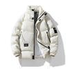 New Winter Style Men's Thickened Loose Stand Collar Cotton Jacket Warm and Fashionable Casual and Simple Style