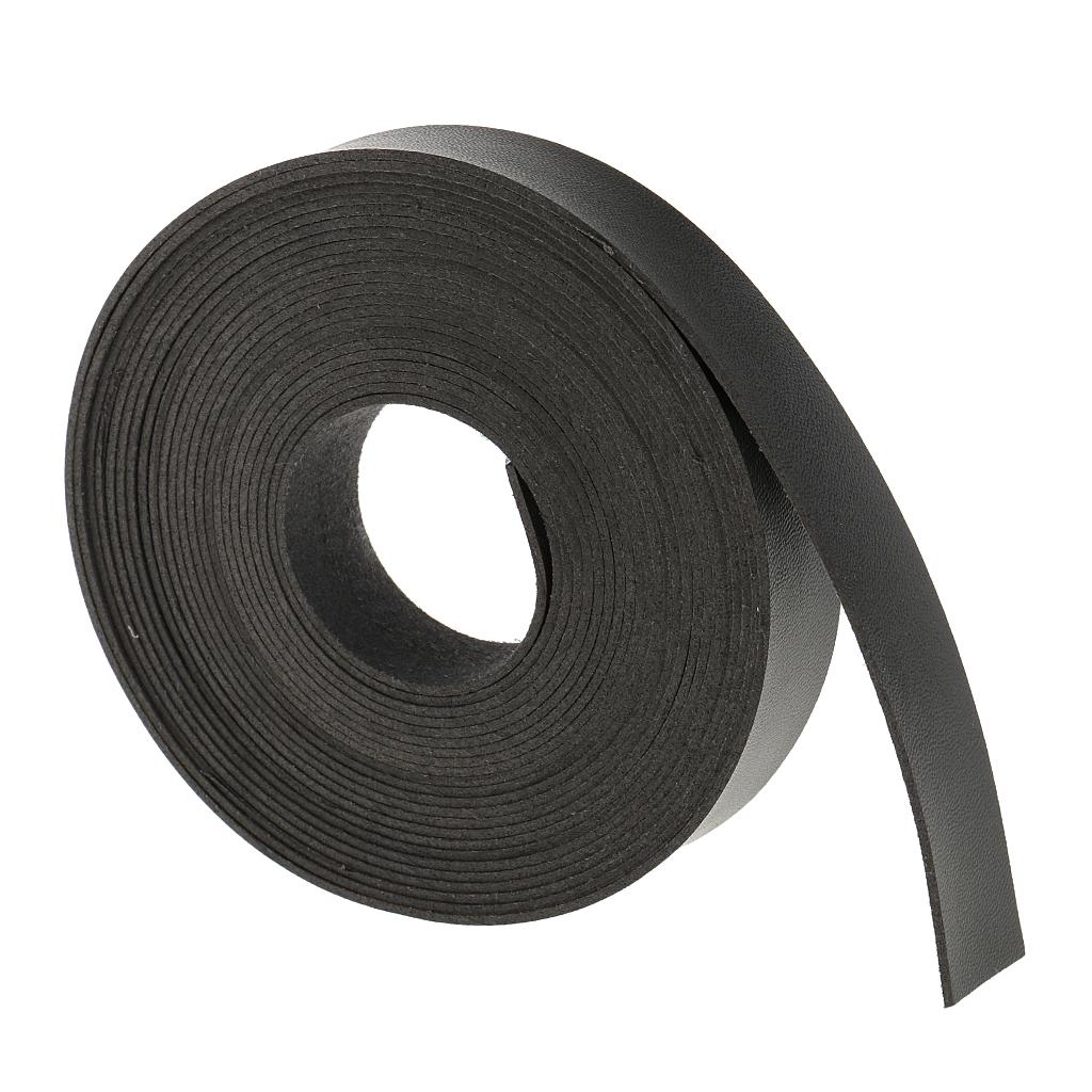 2x Leather Cord, Flat Strap, Belt Leather, Strip - 5 Meters 20mm